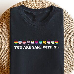 You Are Safe With Me Shirt, LGBT Friendly Shirt